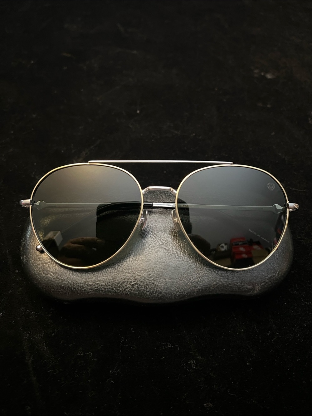 Belstaff Magnun Classic Men's Aviator, made in Japan 🇯🇵 titanium
